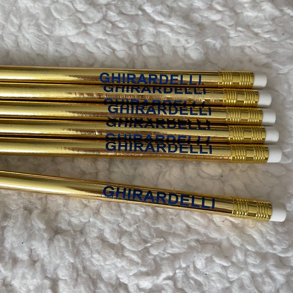 Ghirardeli Promo Pencils NEW - Lot of 6